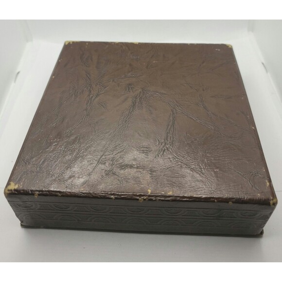 Vintage Antique Early 1900's Pyrography Hanky Vanity Storage GloveBox - Picture 6 of 11